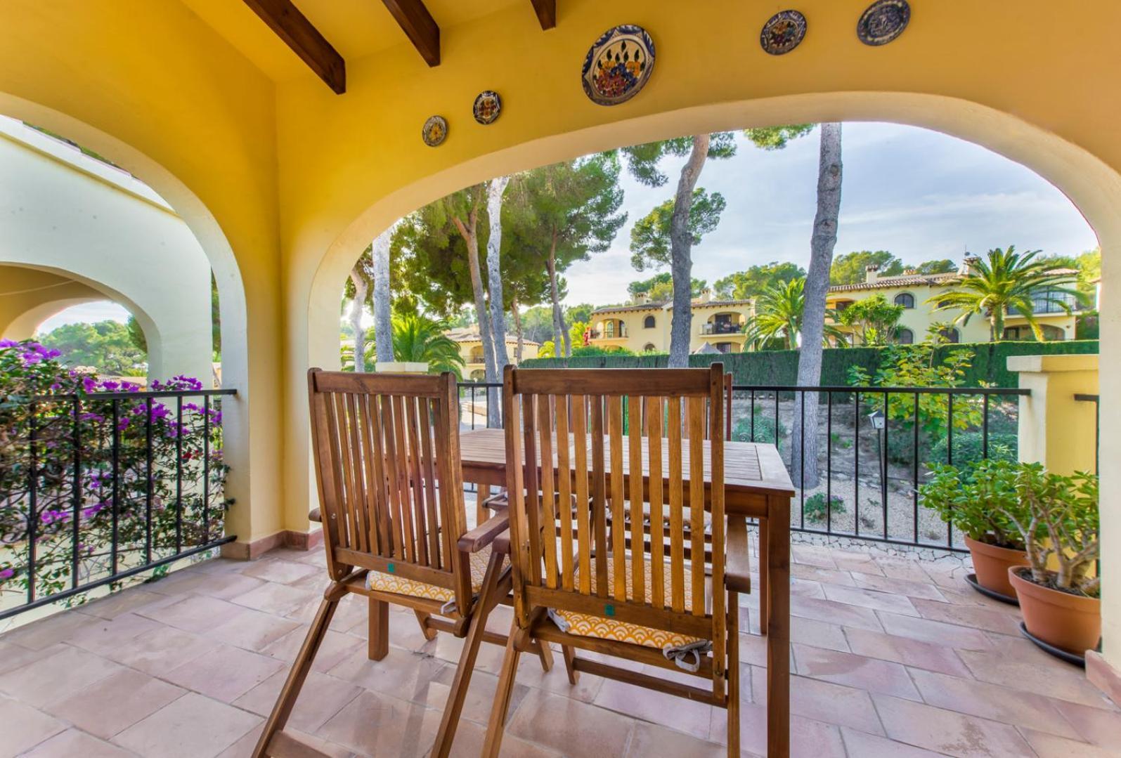 Apartamento En Moraira Con Piscina Eksteriør billede