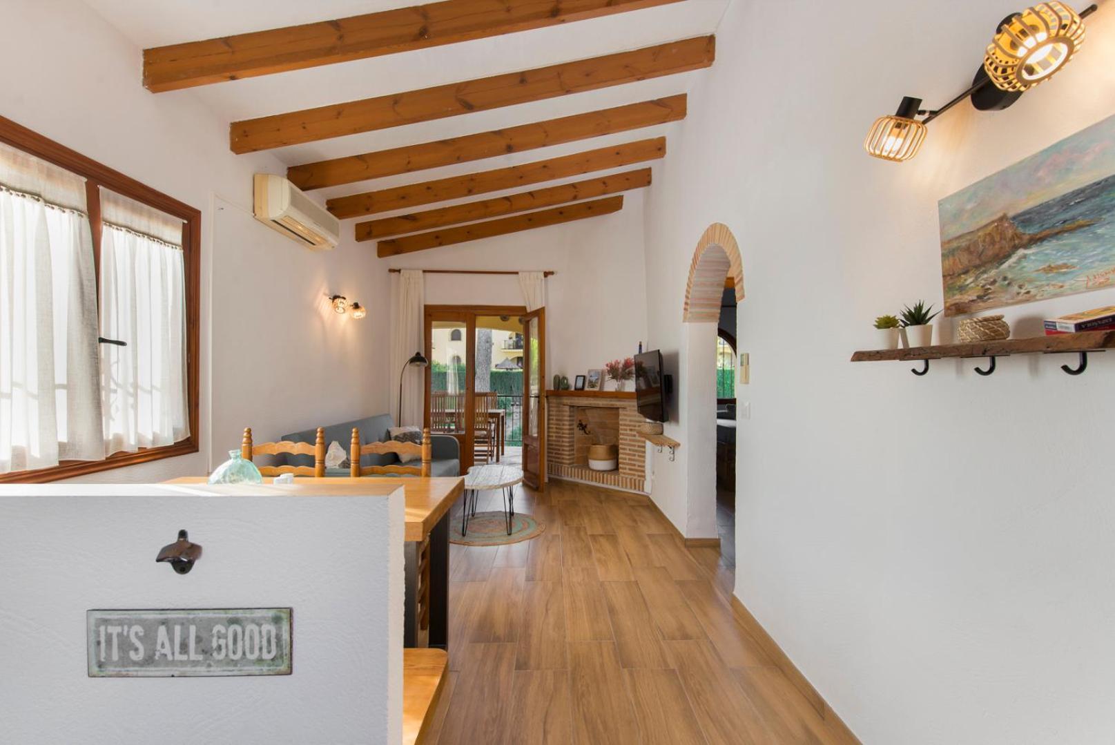 Apartamento En Moraira Con Piscina Eksteriør billede