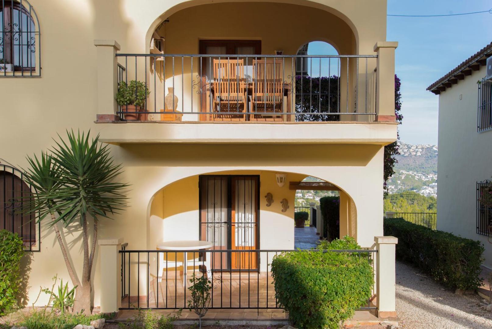 Apartamento En Moraira Con Piscina Eksteriør billede