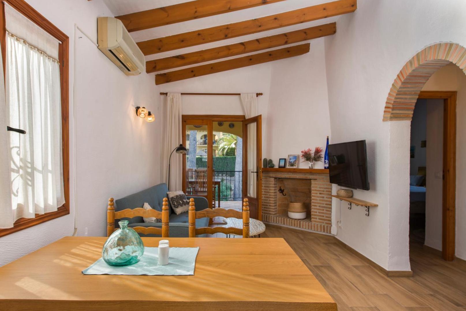 Apartamento En Moraira Con Piscina Eksteriør billede
