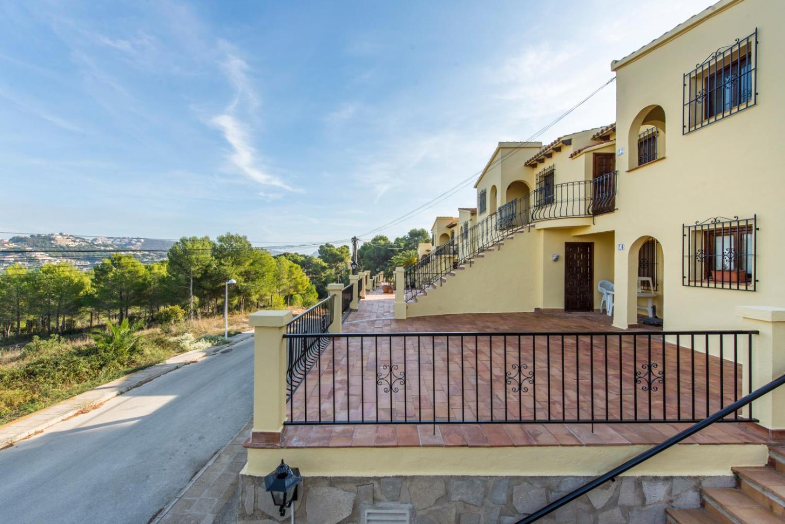 Apartamento En Moraira Con Piscina Eksteriør billede