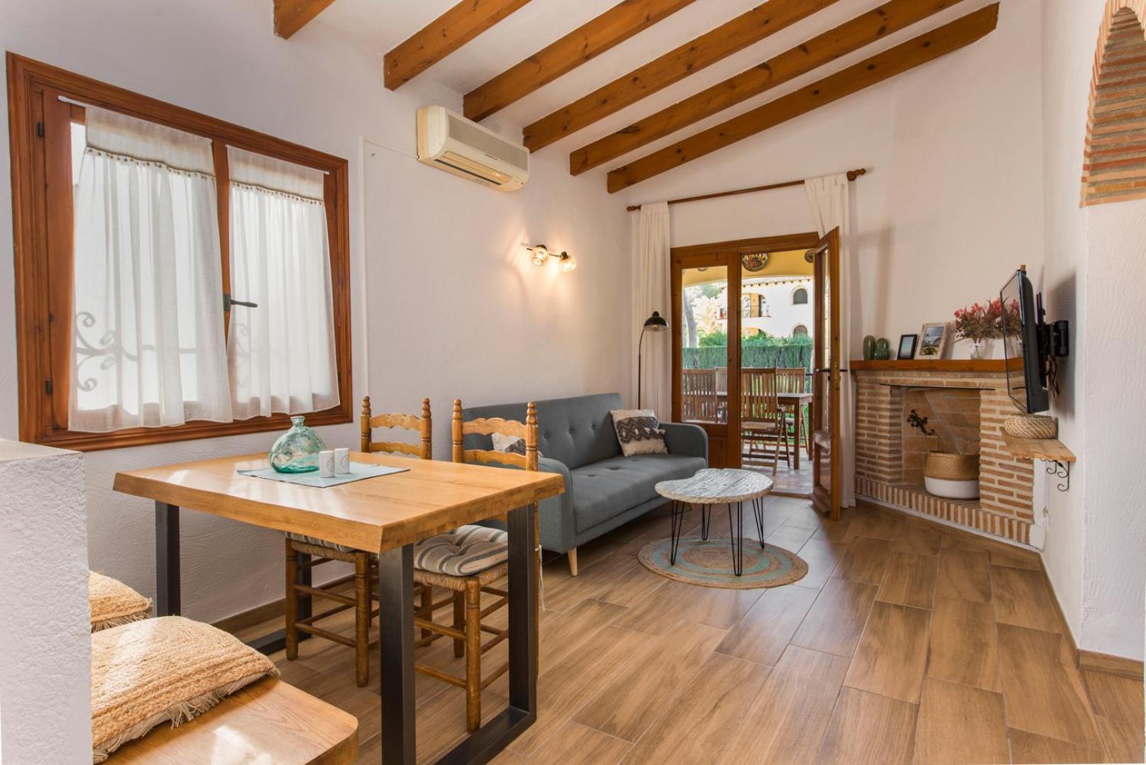 Apartamento En Moraira Con Piscina Eksteriør billede